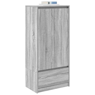 vidaXL Ντουλάπι με συρτάρι 55,5x34x119,5cm Ξύλινο μηχανουργικό ξύλο 1 τεμ.