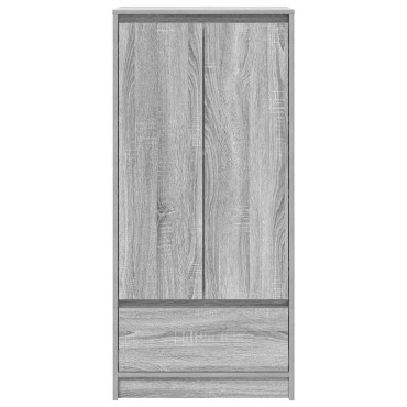 vidaXL Ντουλάπι με συρτάρι 55,5x34x119,5cm Ξύλινο μηχανουργικό ξύλο 1 τεμ.