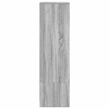 vidaXL Ντουλάπι με συρτάρι 55,5x34x119,5cm Ξύλινο μηχανουργικό ξύλο 1 τεμ.