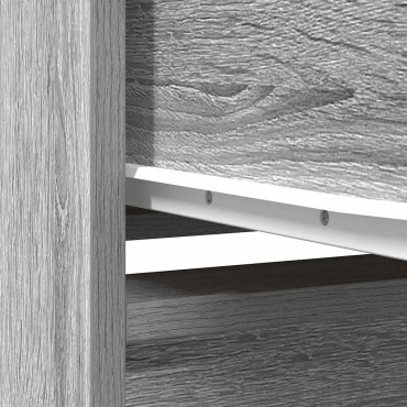 vidaXL Ντουλάπι με συρτάρι 55,5x34x119,5cm Ξύλινο μηχανουργικό ξύλο 1 τεμ.