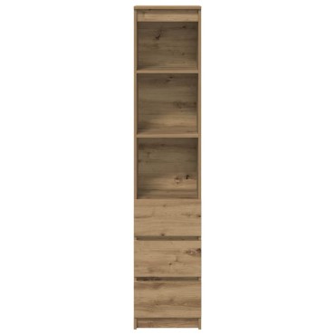 vidaXL Ντουλάπι Αρτισιανή Δρυς 37,5x35x180cm από Επεξεργασμένο Ξύλο 1 τεμ.