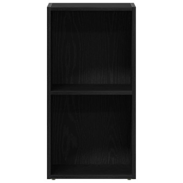 Κουτί αποθήκευσης vidaXL LP Μαύρη βελανιδιά 71x34x36cm