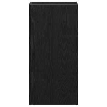 Κουτί αποθήκευσης vidaXL LP Μαύρη βελανιδιά 71x34x36cm