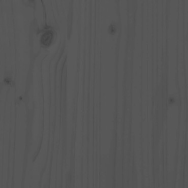 vidaXL Ντουλάπι Τοίχου Γκρι 100x30x35cm από Μασίφ Ξύλο Πεύκου 1 τεμ.
