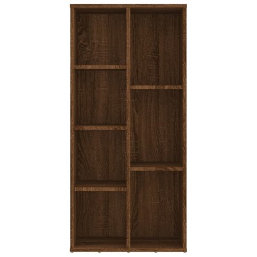 vidaXL Βιβλιοθήκη Καφέ Δρυς 50x25x106cm 1 τεμ.