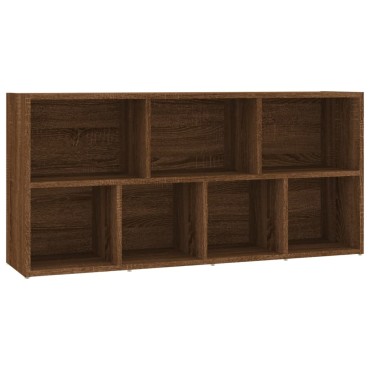 vidaXL Βιβλιοθήκη Καφέ Δρυς 50x25x106cm 1 τεμ.