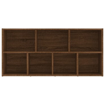 vidaXL Βιβλιοθήκη Καφέ Δρυς 50x25x106cm 1 τεμ.