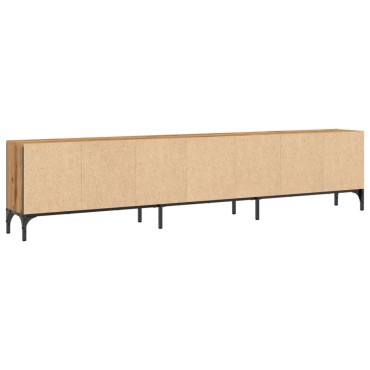 vidaXL Έπιπλο Τηλεόρασης με Συρτάρι Δρυς 200x25x44cm Επεξ. Ξύλο