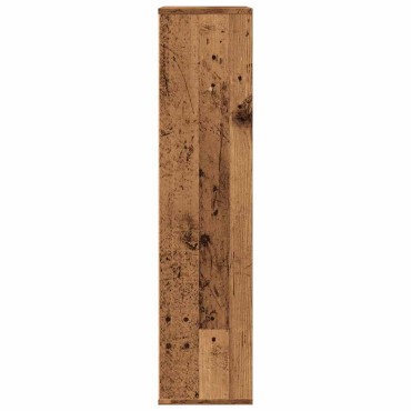 vidaXL Βιβλιοθήκη Όψη Παλαιού Ξύλου 50x25x104 εκ 1 τεμ.