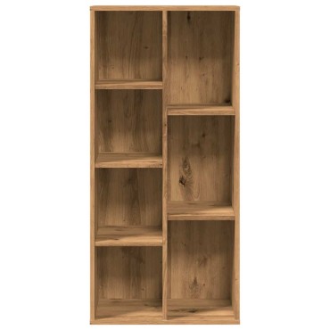 vidaXL Ντουλάπι βιβλίων Βελανιδιά τεχνίτη 50x25x104cm 1 τεμ.