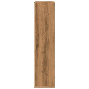 vidaXL Ντουλάπι βιβλίων Βελανιδιά τεχνίτη 50x25x104cm 1 τεμ.