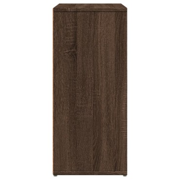 vidaXL Βοηθητικά Ντουλάπια 2 τεμ. Καφέ Δρυς 60x31x70cm Επεξεργ. Ξύλο