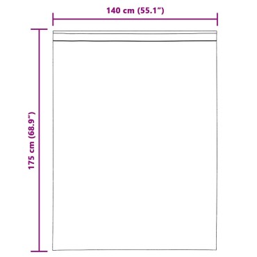 vidaXL Κουρτίνες Voile με βρόχους 2 τεμάχια Άμμος 140x175cm