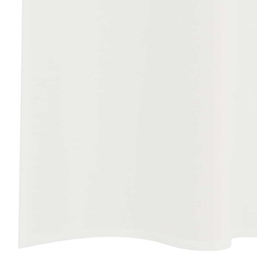 vidaXL Κουρτίνες Voile με βρόχους 2 τεμάχια Λευκό 140x140cm