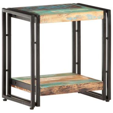 vidaXL Τραπεζάκι Βοηθητικό 40x30x40cm Μασίφ Ανακυκλωμένο Ξύλο 1 τεμ.