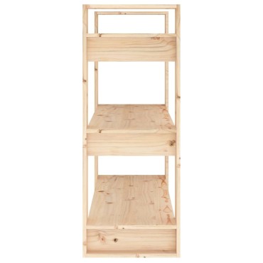 vidaXL Βιβλιοθήκη/Διαχωριστικό Χώρου 80x35x91cm Μασίφ Ξύλο Πεύκου 1 τεμ.