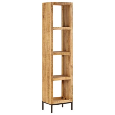 vidaXL Βιβλιοθήκη 40x30x175cm από Μασίφ Ξύλο Μάνγκο 1 τεμ.