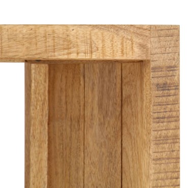 vidaXL Βιβλιοθήκη 40x30x175cm από Μασίφ Ξύλο Μάνγκο 1 τεμ.