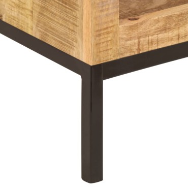 vidaXL Βιβλιοθήκη 40x30x175cm από Μασίφ Ξύλο Μάνγκο 1 τεμ.