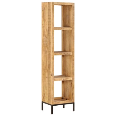 vidaXL Βιβλιοθήκη 40x30x175cm από Μασίφ Ξύλο Μάνγκο 1 τεμ.