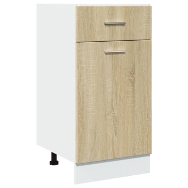 vidaXL Σετ Επίπλων Κουζίνας 8 Τεμαχίων Lyon Sonoma Δρυς Επεξ. Ξύλο