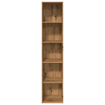 vidaXL Βιβλιοθήκη Αρτισιανή Δρυς 40x30x189cm από Επεξεργασμένο Ξύλο 1 τεμ.