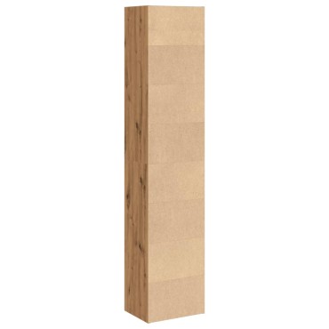 vidaXL Βιβλιοθήκη Αρτισιανή Δρυς 40x30x189cm από Επεξεργασμένο Ξύλο 1 τεμ.