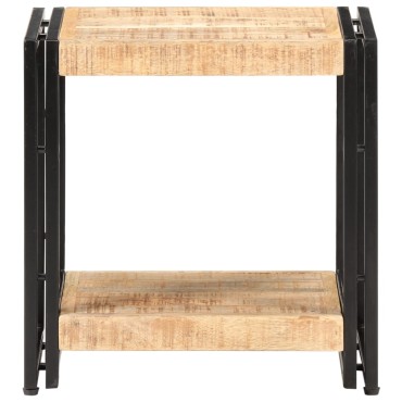 vidaXL Τραπεζάκι Βοηθητικό 40x30x40cm Ακατέργαστο Ξύλο Μάνγκο 1 τεμ.