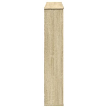 vidaXL Πλαίσιο Τζακιού Sonoma Δρυς 100x20x100 εκ. από Επεξ. Ξύλο