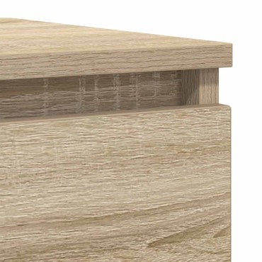 vidaXL Sideboard Sonoma Oak 100x35x76cm Κατασκευασμένο ξύλο 1 τεμ.