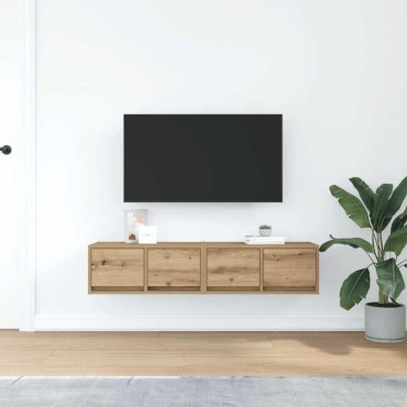 vidaXL Έπιπλα Τηλεόρασης 2 τεμ. 60x31x25,5cm Επεξεργασμένο Ξύλο