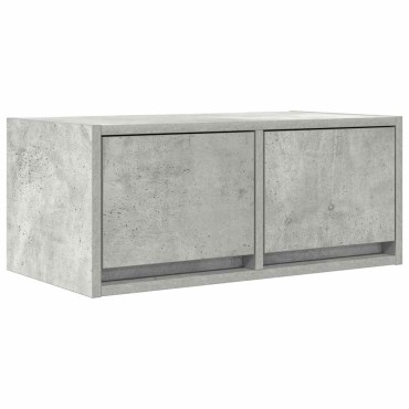 vidaXL Έπιπλο Τηλεόρασης Γκρι μπετόν 60x31x25,5cm Επεξεργασμένο Ξύλο