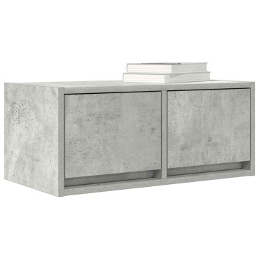 vidaXL Έπιπλο Τηλεόρασης Γκρι μπετόν 60x31x25,5cm Επεξεργασμένο Ξύλο