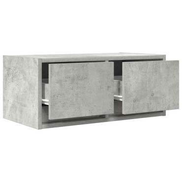vidaXL Έπιπλο Τηλεόρασης Γκρι μπετόν 60x31x25,5cm Επεξεργασμένο Ξύλο