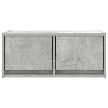 vidaXL Έπιπλο Τηλεόρασης Γκρι μπετόν 60x31x25,5cm Επεξεργασμένο Ξύλο