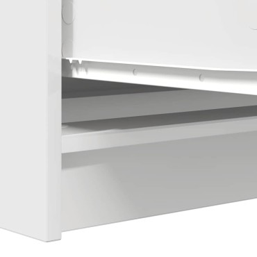 vidaXL Sideboard Λευκό 100x35x76cm Κατασκευασμένο ξύλο 1 τεμ.