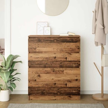 vidaXL Sideboard Παλιό ξύλο 80x35x99cm Ξύλο μηχανής 1 τεμ.