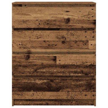 vidaXL Sideboard Παλιό ξύλο 80x35x99cm Ξύλο μηχανής 1 τεμ.