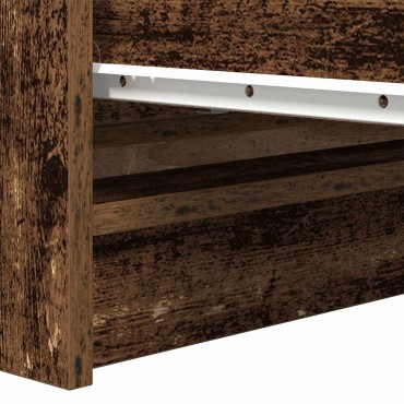 vidaXL Sideboard Παλιό ξύλο 80x35x99cm Ξύλο μηχανής 1 τεμ.