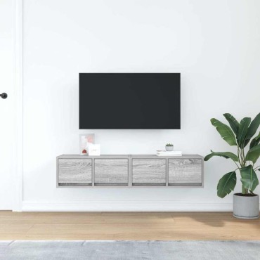 vidaXL Έπιπλα Τηλεόρασης 2 τεμ. 60x31x25,5cm Επεξεργασμένο Ξύλο