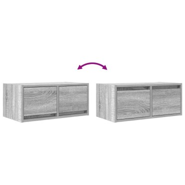 vidaXL Έπιπλα Τηλεόρασης 2 τεμ. 60x31x25,5cm Επεξεργασμένο Ξύλο
