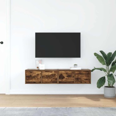 vidaXL Έπιπλα Τηλεόρασης 2 τεμ. 60x31x25,5cm Επεξεργασμένο Ξύλο