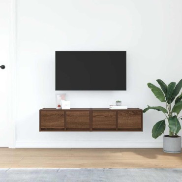 vidaXL Έπιπλα Τηλεόρασης 2 τεμ. 60x31x25,5cm Επεξεργασμένο Ξύλο