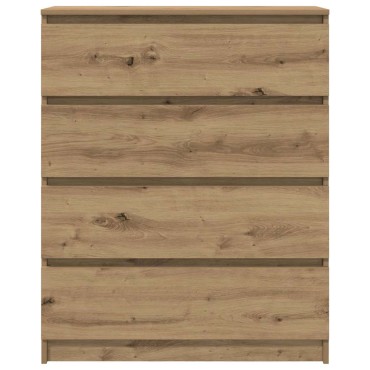 vidaXL Sideboard Artisan Oak 80x35x99cm Κατασκευασμένο ξύλο 1 τεμ.