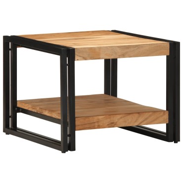 vidaXL Τραπεζάκι σαλονιού 50x50x38cm μασίφ ξύλο ακακίας 1 τεμ.