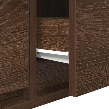 vidaXL Έπιπλο Τηλεόρασης καφέ δρυς 60x31x25,5cm Επεξεργασμένο Ξύλο