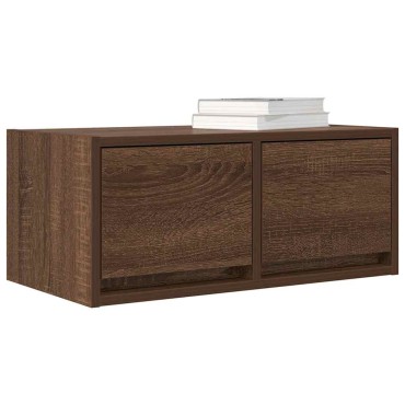 vidaXL Έπιπλο Τηλεόρασης καφέ δρυς 60x31x25,5cm Επεξεργασμένο Ξύλο