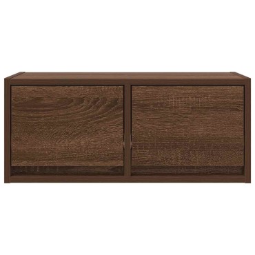 vidaXL Έπιπλο Τηλεόρασης καφέ δρυς 60x31x25,5cm Επεξεργασμένο Ξύλο