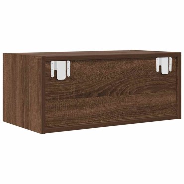 vidaXL Έπιπλο Τηλεόρασης καφέ δρυς 60x31x25,5cm Επεξεργασμένο Ξύλο