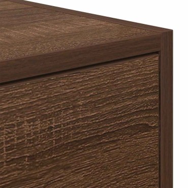 vidaXL Έπιπλο Τηλεόρασης καφέ δρυς 60x31x25,5cm Επεξεργασμένο Ξύλο